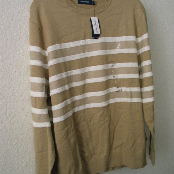 Nautica | Men's Striped Crewneck Sweater Size XL NWT - Picture 3 of 6